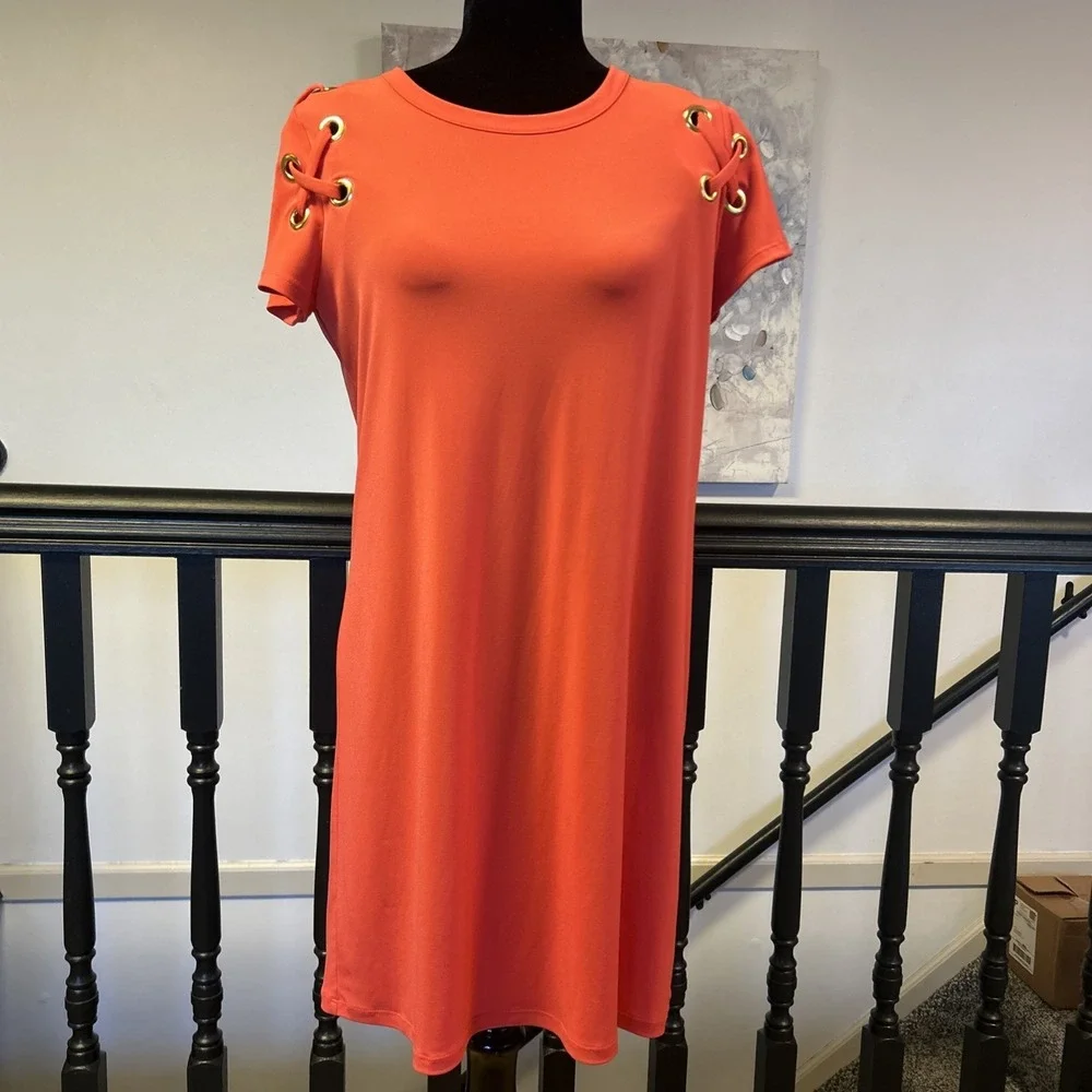 Michael Kors Womens‎ Dress Knit Coral Reef Sz M